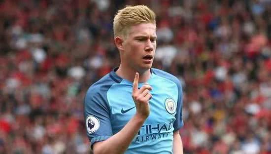  德布劳内伤缺四周，曼城中场告急  